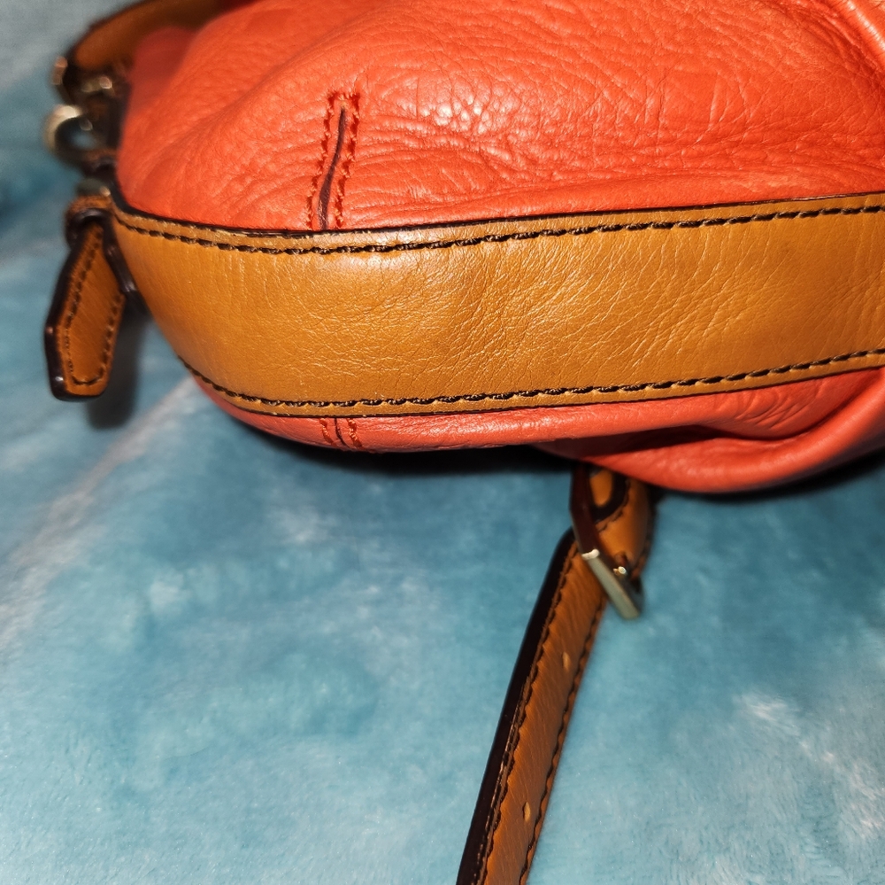 MCM Authentic Leather Crossbody Satchel - Picture 8 of 16